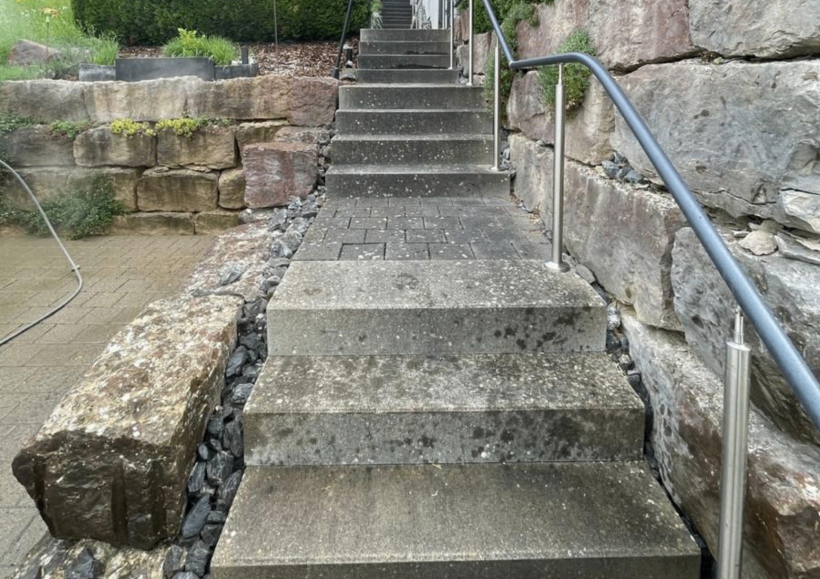 Aussentreppe einer Liegenschaft, Schaffhausen, Nachher