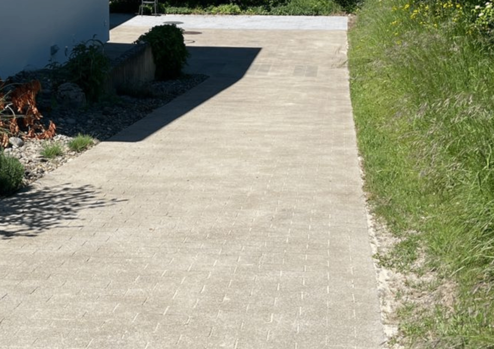 Strassenpflästerung, Schaffhausen, Vorher
