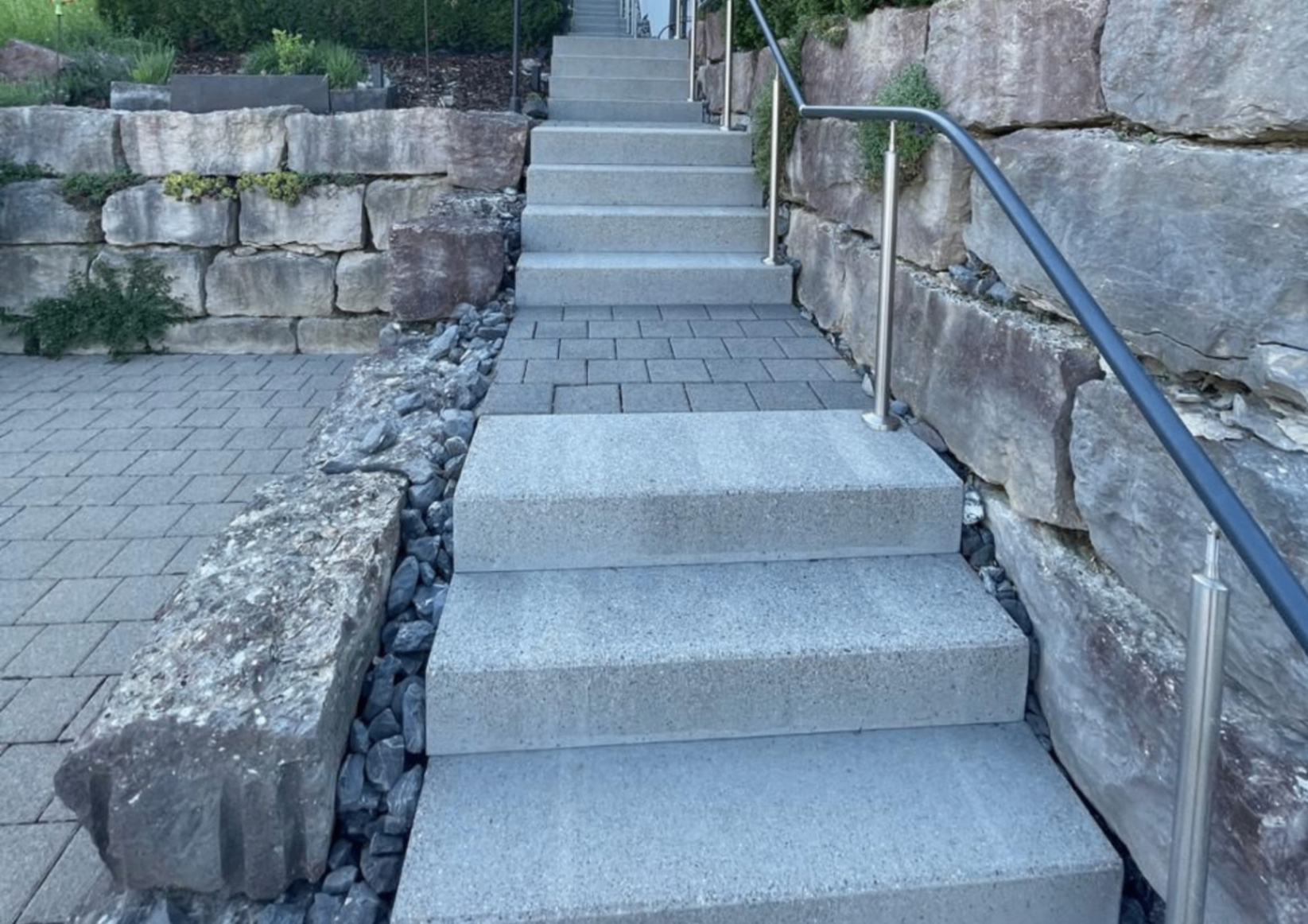 Aussentreppe einer Liegenschaft, Schaffhausen, Vorher